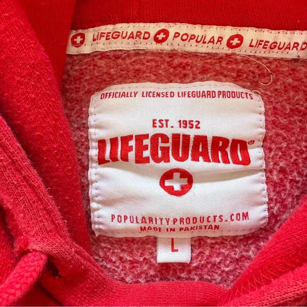 Popularity Products Official Lifeguard San Diego Hoodie Sweatshirt Unisex L Crop - Picture 2 of 12